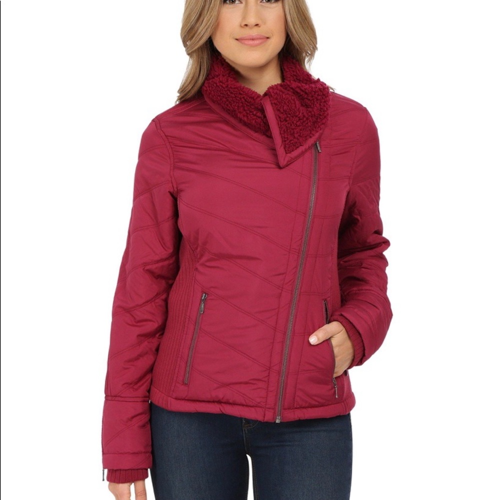 PrAna NEW Diva Jacket Red Water Resistant Size Sm - Picture 1 of 9